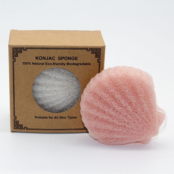 Disposable Skincare Shell Organic Konjac Sponge To Wash Your Body