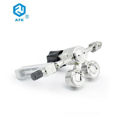 Industrial Single Stage Gas Regulator 4000 Psi High Pressure Helium Regulator