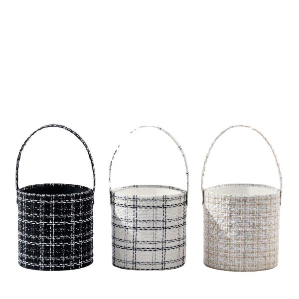 Образец на заказ изготовленный из роскошной модной ткани ручной круглый цветочный подарочный пакет