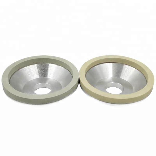 Industrial Ceramic Bond Grinding Wheel Environmental Protection 12A2 / 20 /45 deg For Carbide