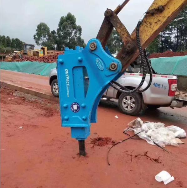 Disjuntor da rocha de Ton Breaker Jack Hydraulic Hammer da máquina escavadora 15 dos acessórios da maquinaria de construção