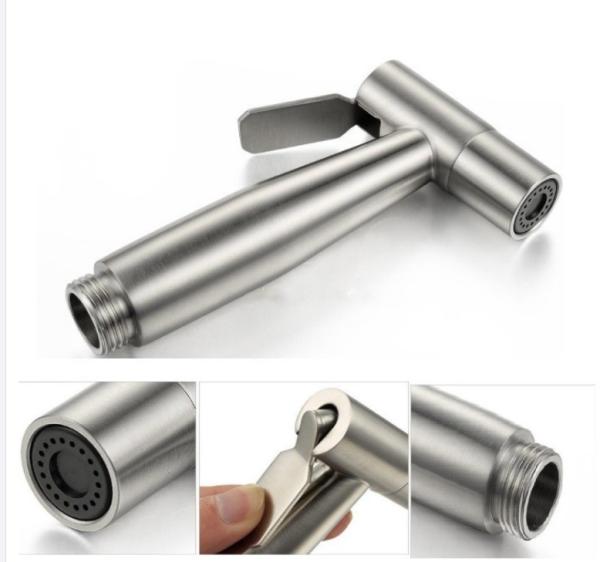 Banheiro Bidet Spray Kit 304 aço inoxidável Sprayer de banheiro portátil para benefício