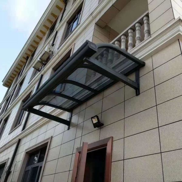 Aluminum Frame Polycarbonate Canopy Featuring PC Coated Sail Finishing Ideal for Outdoor Commercial Vehicle Parking and Storage Needs