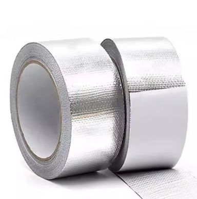 Aluminum Foil Fiberglass Cloth Tape With Strong Tensile And Heat Reflective