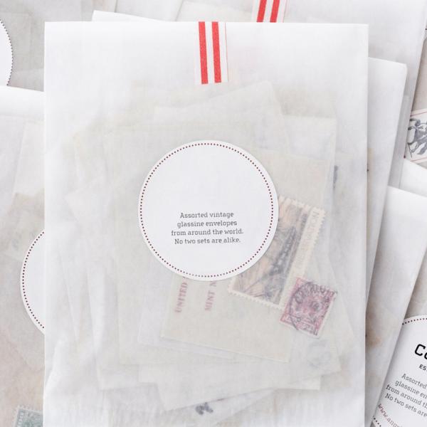 Food Grade Disposable Cellophane Glassine Paper Pouch