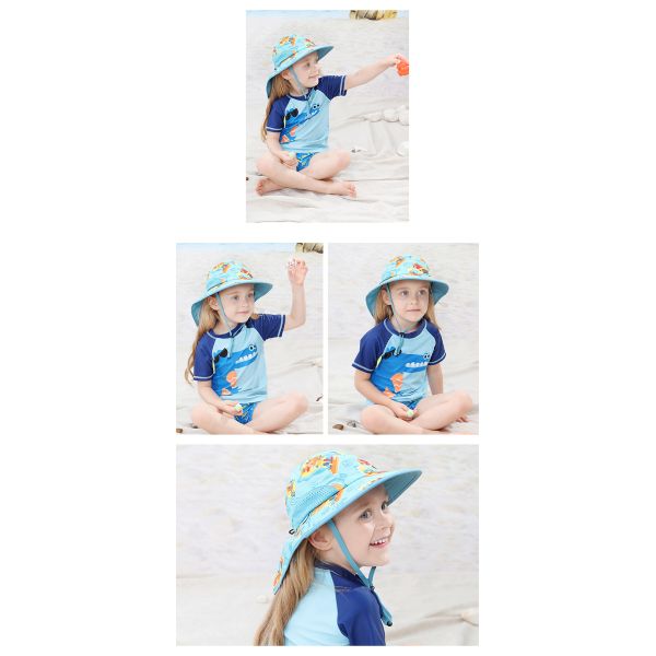 Toddler Sun Hat Cap Kids Summer Beach swimming Hats With Upf Wholesale