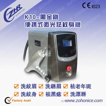 1064nm 532nm Laser Tattoo Removal Machine Portable With Detachable Handle
