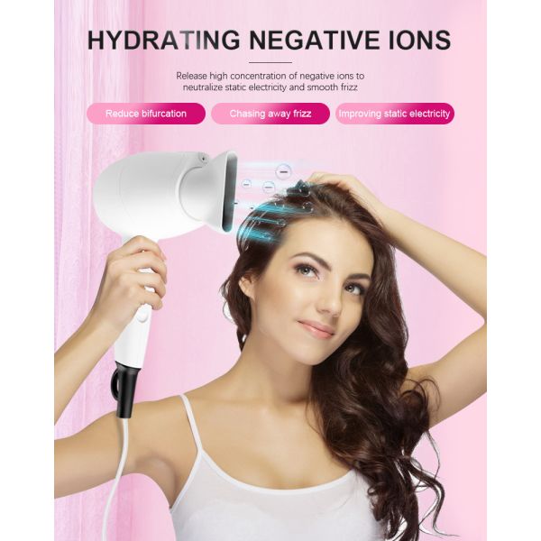 OEM ODM Hair Blow Dryer , 1000W Mini Folding Travel Hair Dryer