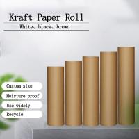Pequeño 80g Kraft embalaje de Eco del abrigo del paquete de Brown del jumbo sin recubrimiento