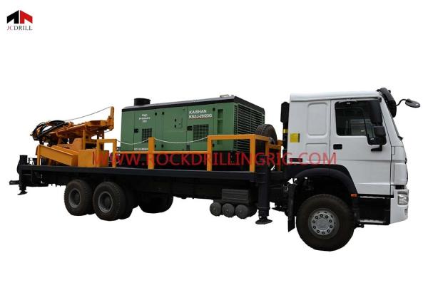 6 X 4 Truck Mounted Borehole Water Well Drilling Rig with Air Compressor