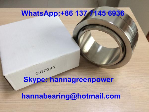 GE70XT Stainless Steel Spherical Plain Bearing GE70XT/X Sliding Bearing 70 * 105 * 49 mm