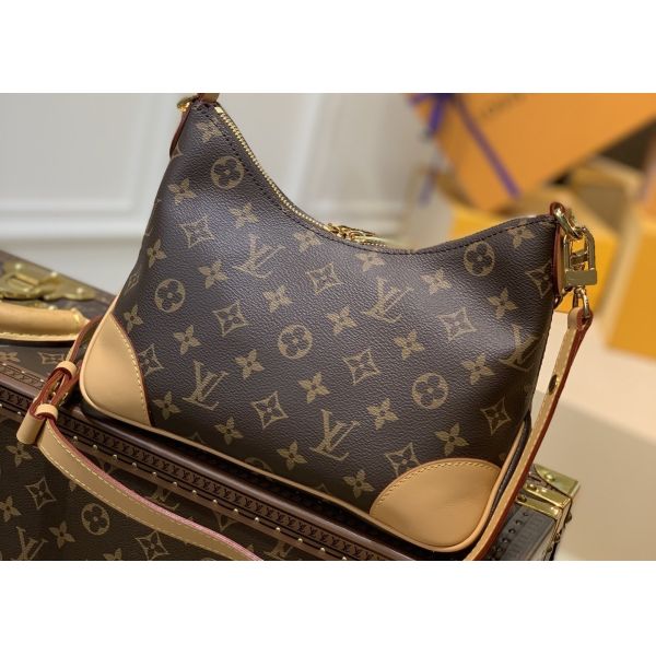 Ladies Odeon Chain 27cm Single Strap Shoulder Handbags Brown