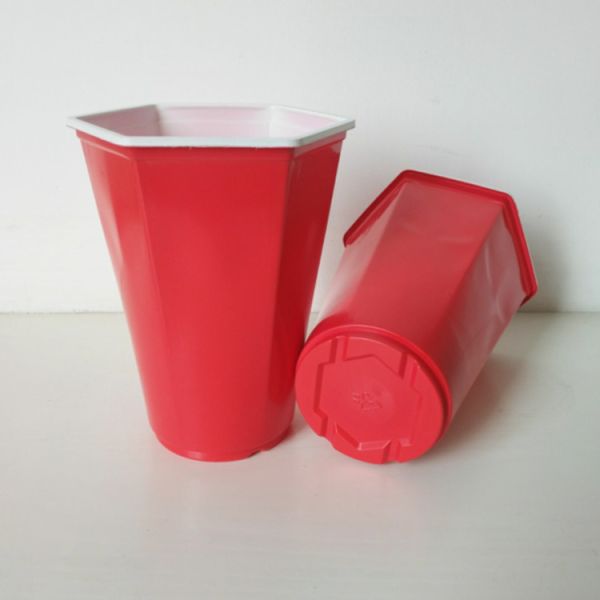 Cold Cup 20oz Varous Color Custome Logo PP Disposable Plastic Cup Without Lid
