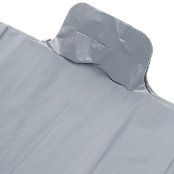 Gray Colour Thank You Plastic Shopping Bags High Durability 18 X 8 X 32
