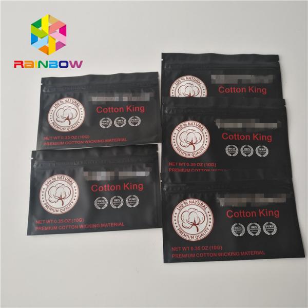 Levante-se sacos do selo do fecho de correr para as almofadas de algodão redondas Fr-20181019-2 da beleza da composição facial
