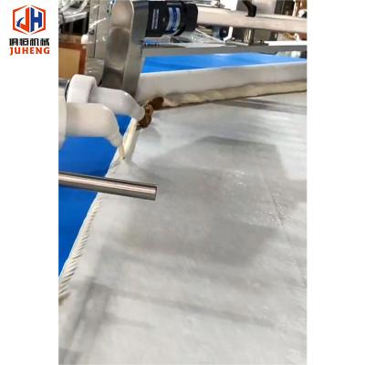 Instant Food Chinese Meat Pie Production Line Stuffed Roll Ups Making Meat Pie Moulder