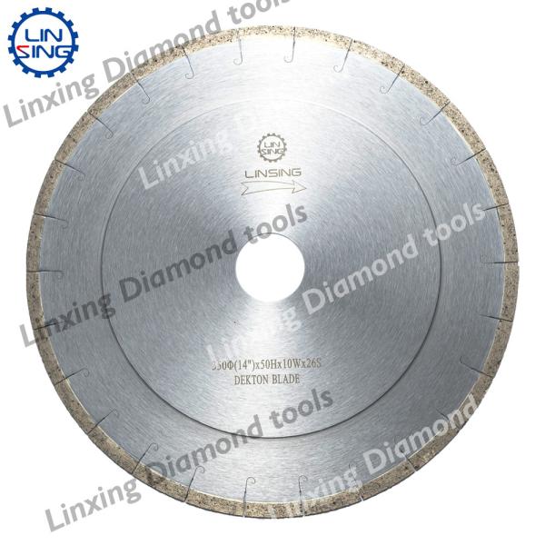 140 Dentes Disco de corte segmentado de diamante de grau industrial para betão prensado a frio