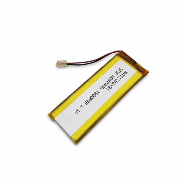 PL503590 6.66Wh 3.7V 1800mAh Lithium Polymer Rechargeable Battery, Soft Pack Li‑po Battery with PH2.0 Connector for Portable Digital Devices, CE Certified