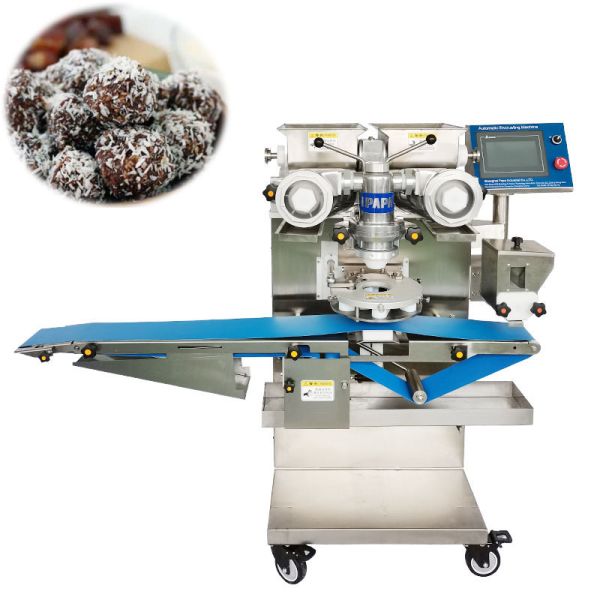 SS304 Filled Date Ball Maker Automatic Encrusting Machine Full Automatic