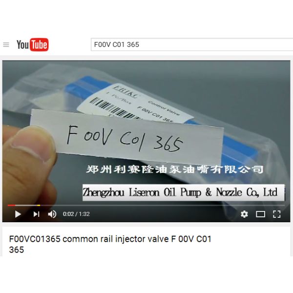 JANGHUAI ERIKC FooVC01365 For BOS high pressure precision control valve FooV C01 365 , diezel spray valve F ooV C01 365