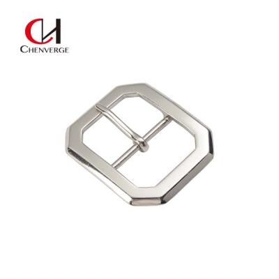 Square Silver Center Bar Belt Buckles Length 7cm Erosion Resistant 49.6g