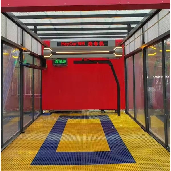 Hot Dip Galvanized and Stainless Steel 4 Fans Full Automatic 360 Laser Touchless Car Wash Machine with Lava Shampoo