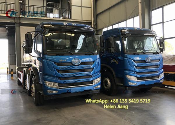 Caminhão químico líquido ácido sulfúrico do transporte de FAW 6x2 10000L RHD