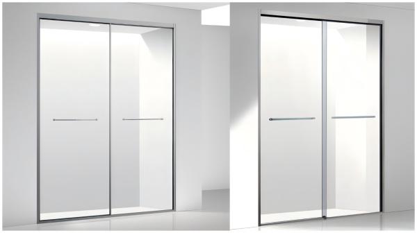 304 Material Stainless Steel Profile Shower Room Sliding Door Frame Corrosion Proof