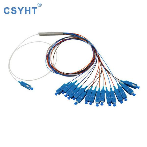 FTTH FTTB FTTX Network Optical Digital Audio Cable Splitter PLC 1x2 Steel Tube