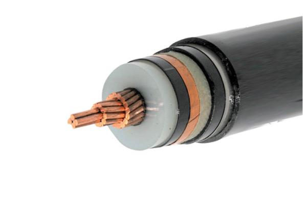 Cabo blindado da fita de aço não magnética que prende CU/XLPE/CTS/STA/PVC 6.35/11KV