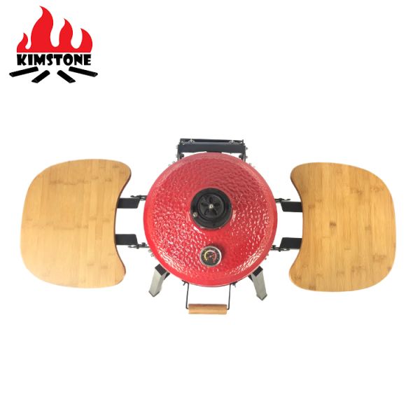 16 Inch Kamado Temperature Large 46 Cm Fire Fan Komado Ceramic Accessories Big Kamado Grill