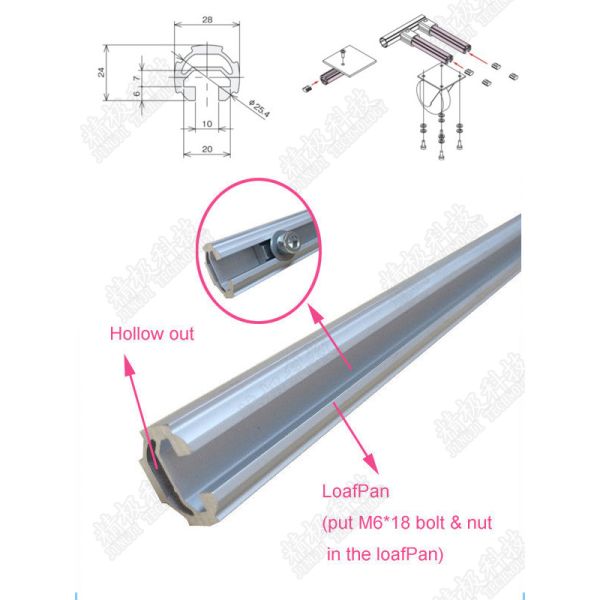 Труба алюминиевого сплава гнезда для платы колесика безшовной прессовала трубой анодированным АЛ-К