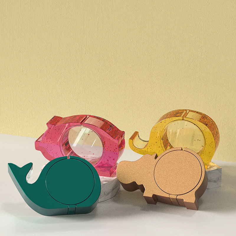 DIY Crystal Dropper Mold Animal Piggy Bank Storage Box Piggy Bank Silicone Mold Spot Wholesale