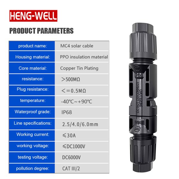 Cables solares fotovoltaicos para sistemas solares al por mayor, conectores terminales Xt60, cables solares macho-hembra