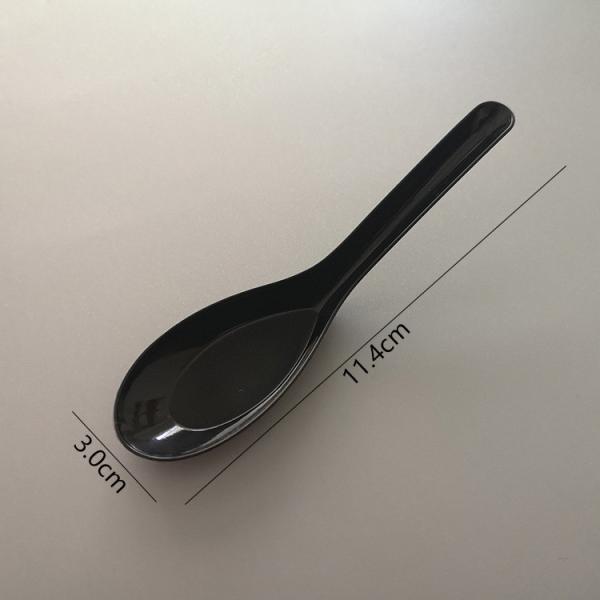 Custom high quality pp soup rice spoons cutlery disposable plastic spoon