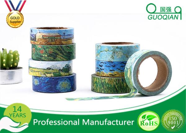 Van Gogh Painting Washi Paper Tape 1.5cm*7m For Album DIY Diary Decorative Stickers