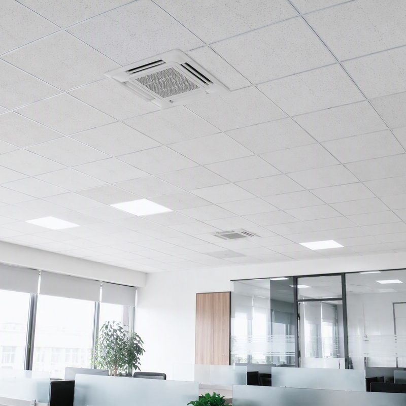 PVC Square Ceiling Tiles 595x595mm Commercial Ceiling PVC Panels