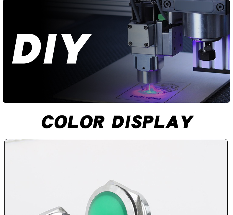 22mm Spherical Metal LED Indicator Lamp 24V 220V Solder Pin Industrial Signal Light Red Green Yellow Blue White