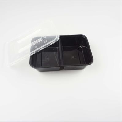 recipiente de alimento descartável afastado do compartimento 500ml 2 com tampa