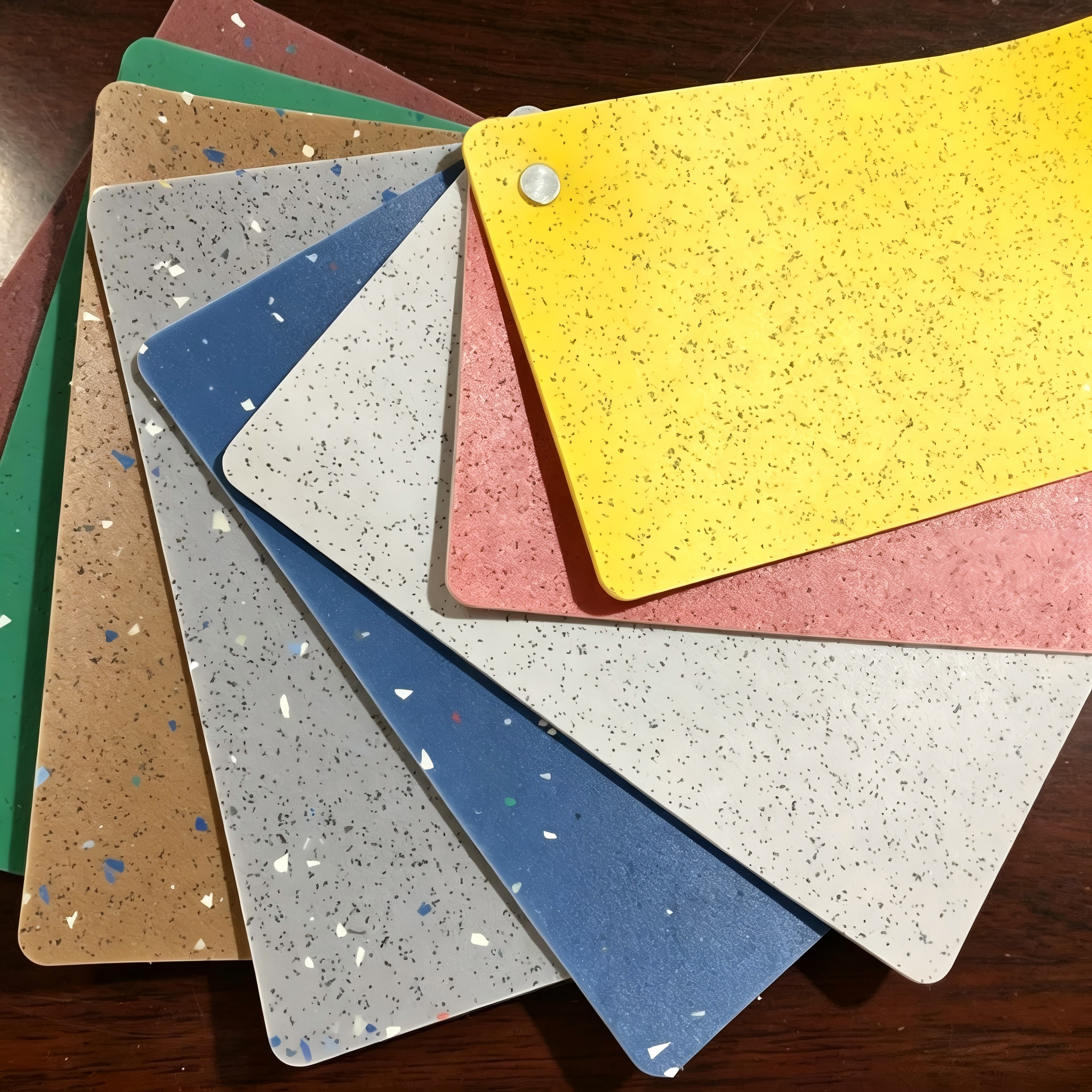 Commercial Bus Vinyl Flooring PVC Composite Layered Structure ISO14001 TS16949