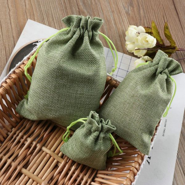 Стойкость естественных сумок подарка джута высокая для закусок/сливк раздражает/чеканит хранение