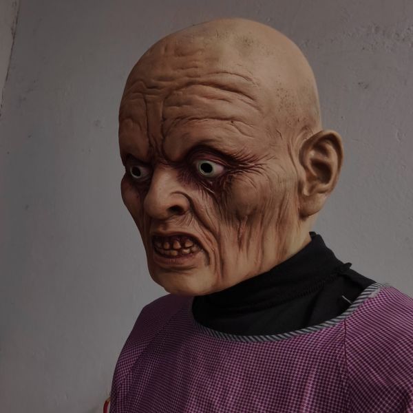 Breathable and Comfortable Latex Creepy Mask One Size Fit Most for Spooky Entertainment