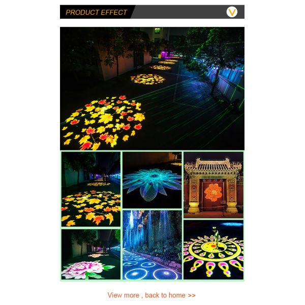 200W Waterproof Ip65 Outdoor Indoor Custom Advertising Gobo Led Zoom logo Projector Light