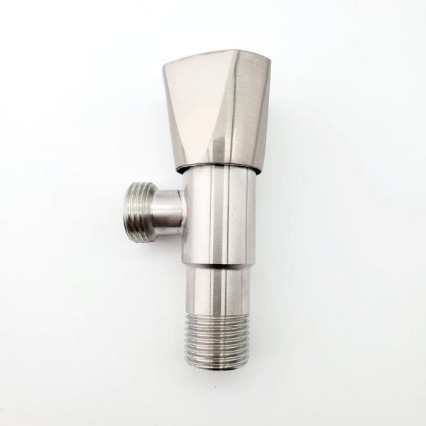 201 304 Stainless Steel Angle Valve No Leakage Angle Shut Off Valve CE