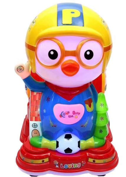 ABS Plastic Mall Kiddie Rides English Song High Grade Paint Game Center Use