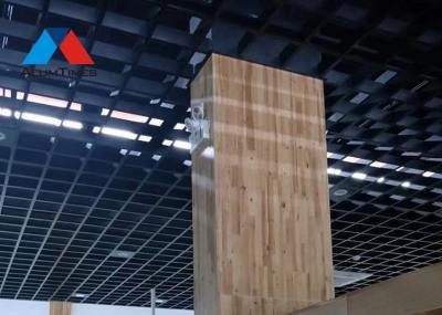 10×50mm Aluminium Grid Ceiling For Stadiums Subway Station Decoration