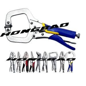 6 11 14 18"曲げられた顎ロックのグリップのプライヤーCのタイプ用具Cクランプ クリップ広く深く