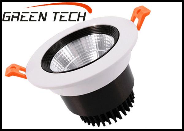 2 Inch White Recessed LED Down Light With Aluminum Alloy PC Cover 110V / 220V 3W