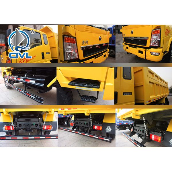 Sinotruk Howo Mini 5 Ton Heavy Duty Dump Truck / 6 Wheeler Truck