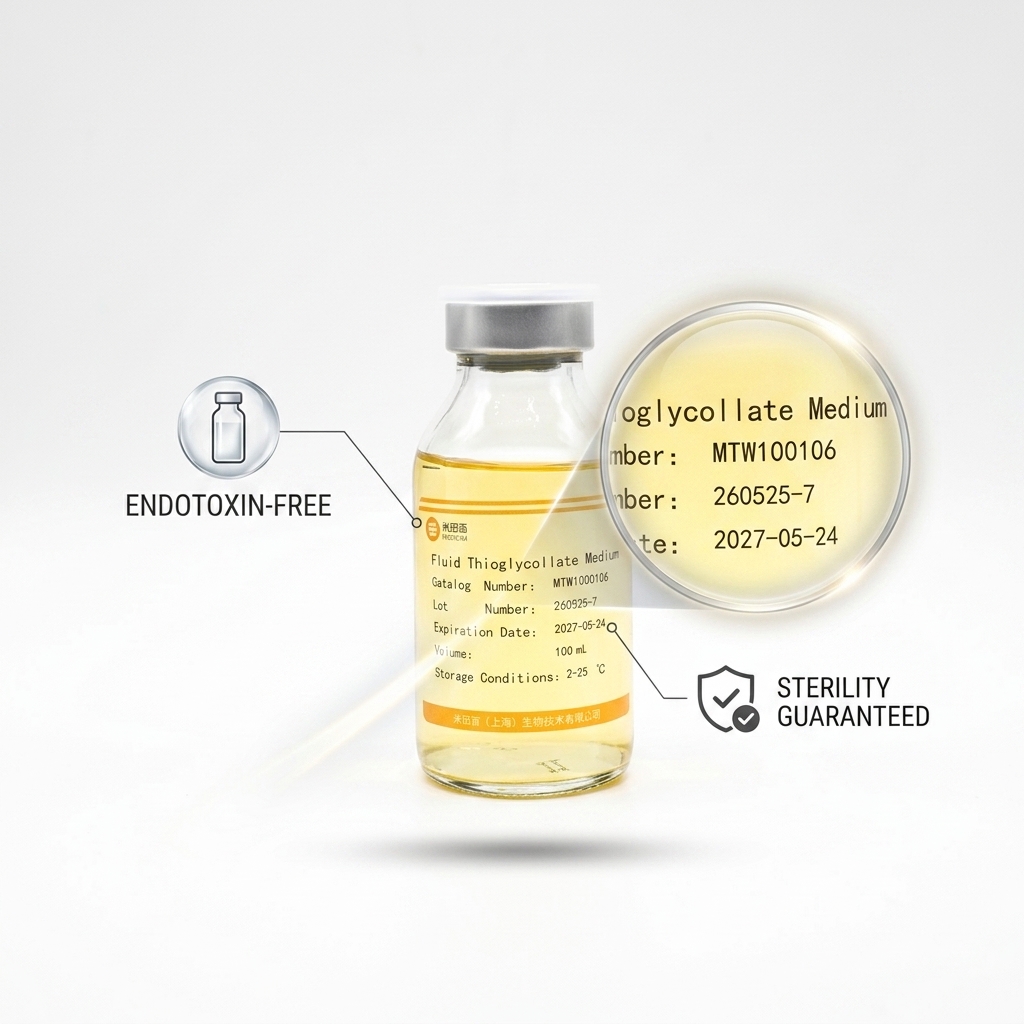 Endotoxin Testing Reagents BET Water Vulcanized Glass Bottle Package 50mL